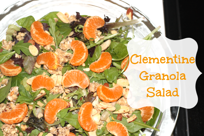Clementine Salad Recipe by Atlanta lifestyle blogger Happily Hughes