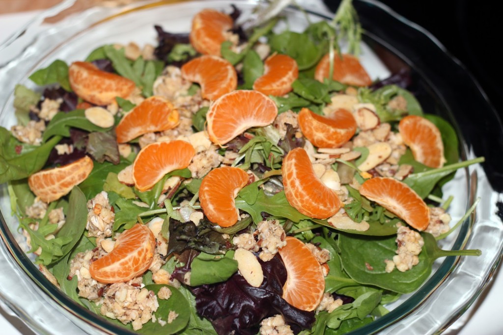 Clementine Salad Recipe by Atlanta lifestyle blogger Happily Hughes