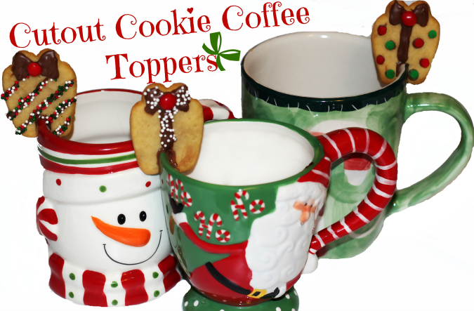 Cutout Cookie Coffee Toppers
