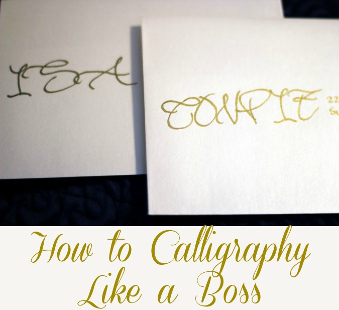 how to calligraphy
