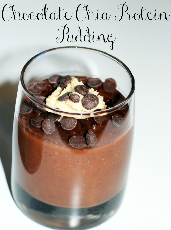 Chocolate Chia Protein Pudding