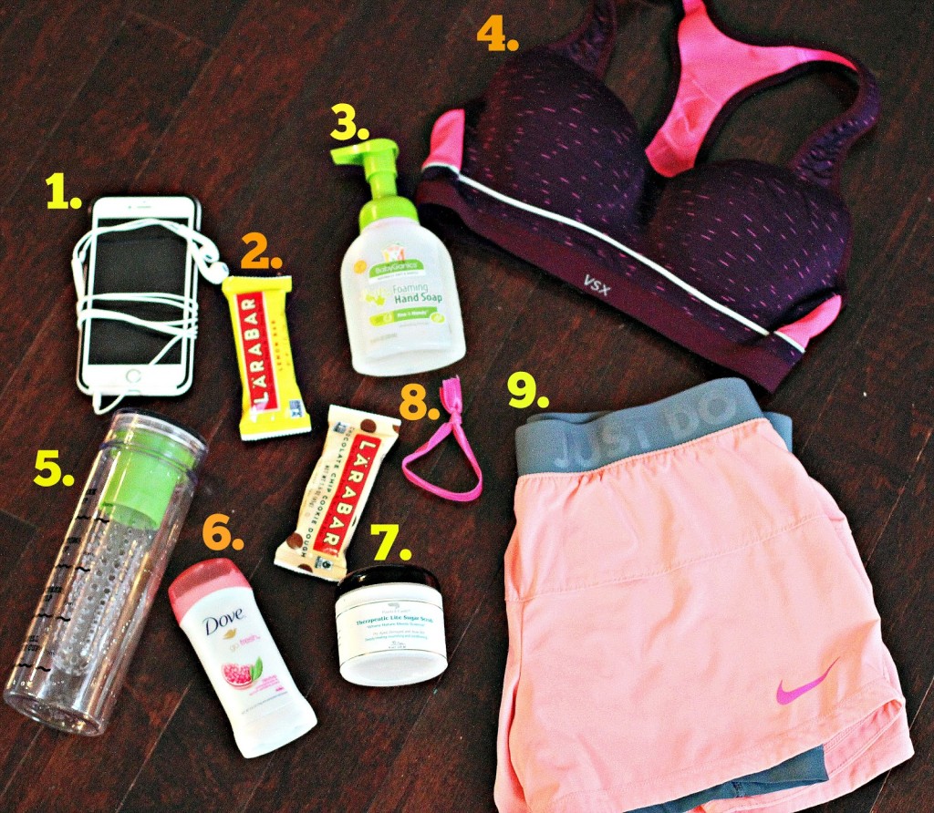 What's in My Gym Bag - Jessica Hughes | Happily Hughes - Atlanta ...