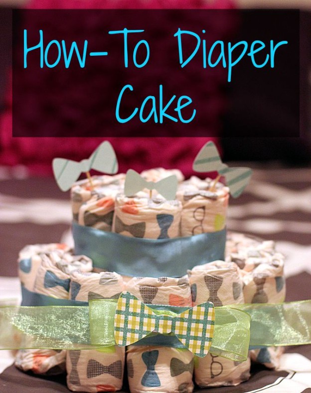 How-to Diaper Cake - Happily Hughes | Atlanta Fashion & Lifestyle ...