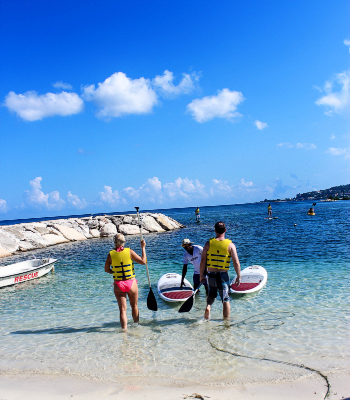 Travel Guide to Jamaica Secrets Resorts Paddle Boarding