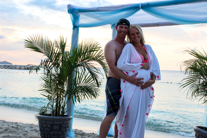 Travel Guide to Jamaica Secrets Resorts maternity beach photos