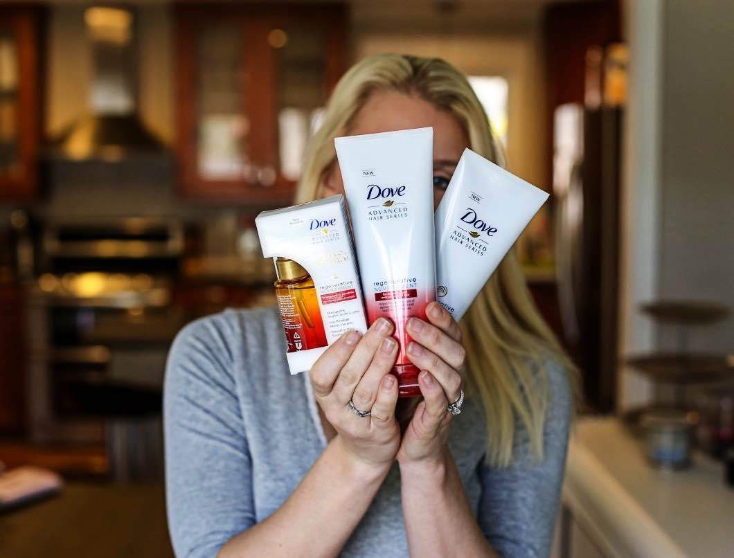Postpartum Hair Care with Dove