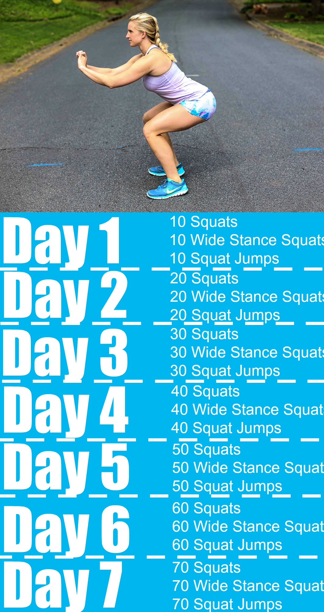 Seven Day Squat Challenge