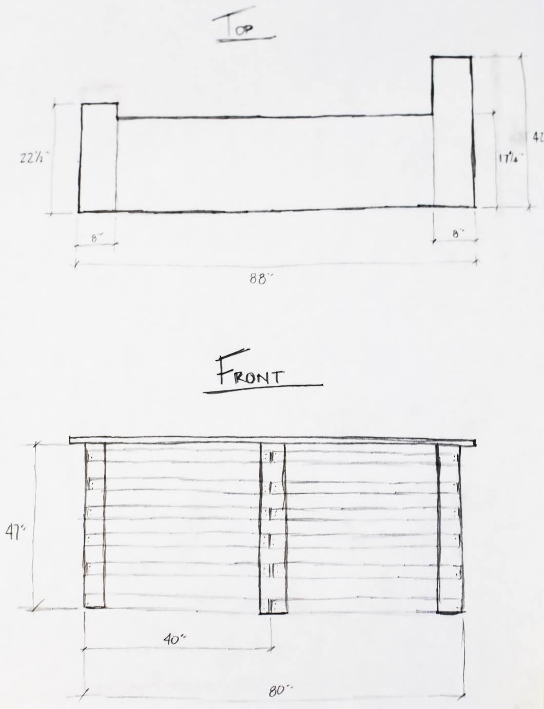 Pallet bar deals plans