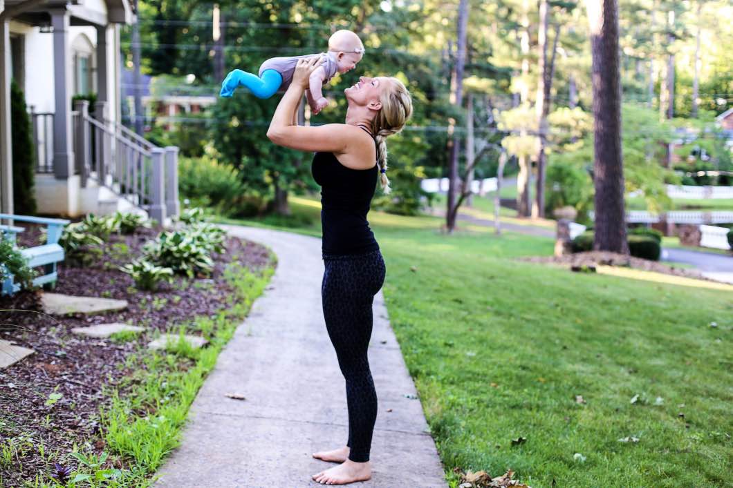 Leg Postpartum Workout with Baby (Boob Design)