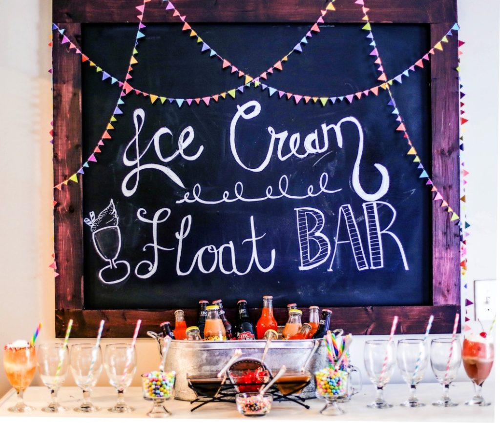Ice Cream Float Bar