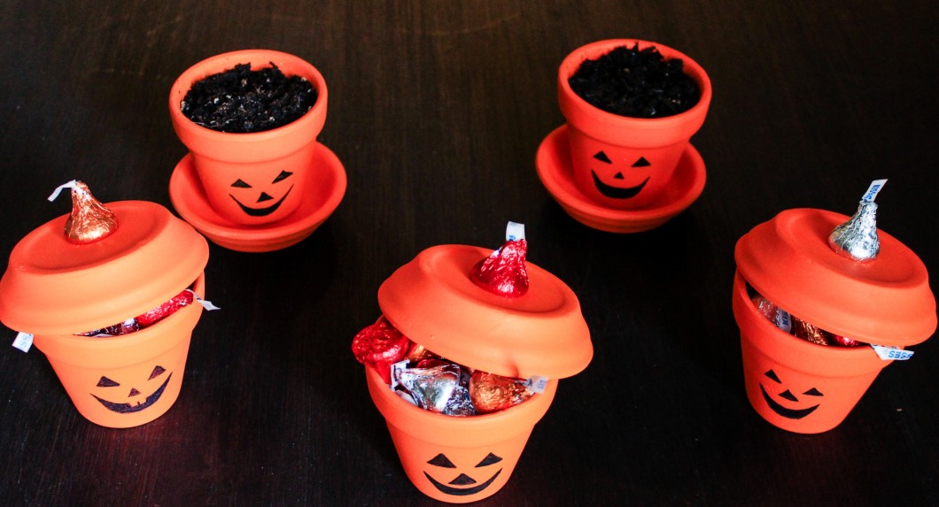 Halloween Painted Pots - Happily Hughes | Atlanta Fashion & Lifestyle ...