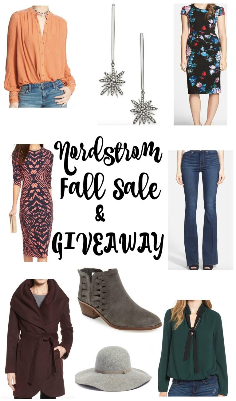 Fall Nordstrom Sale and Nordstrom GIVEAWAY!