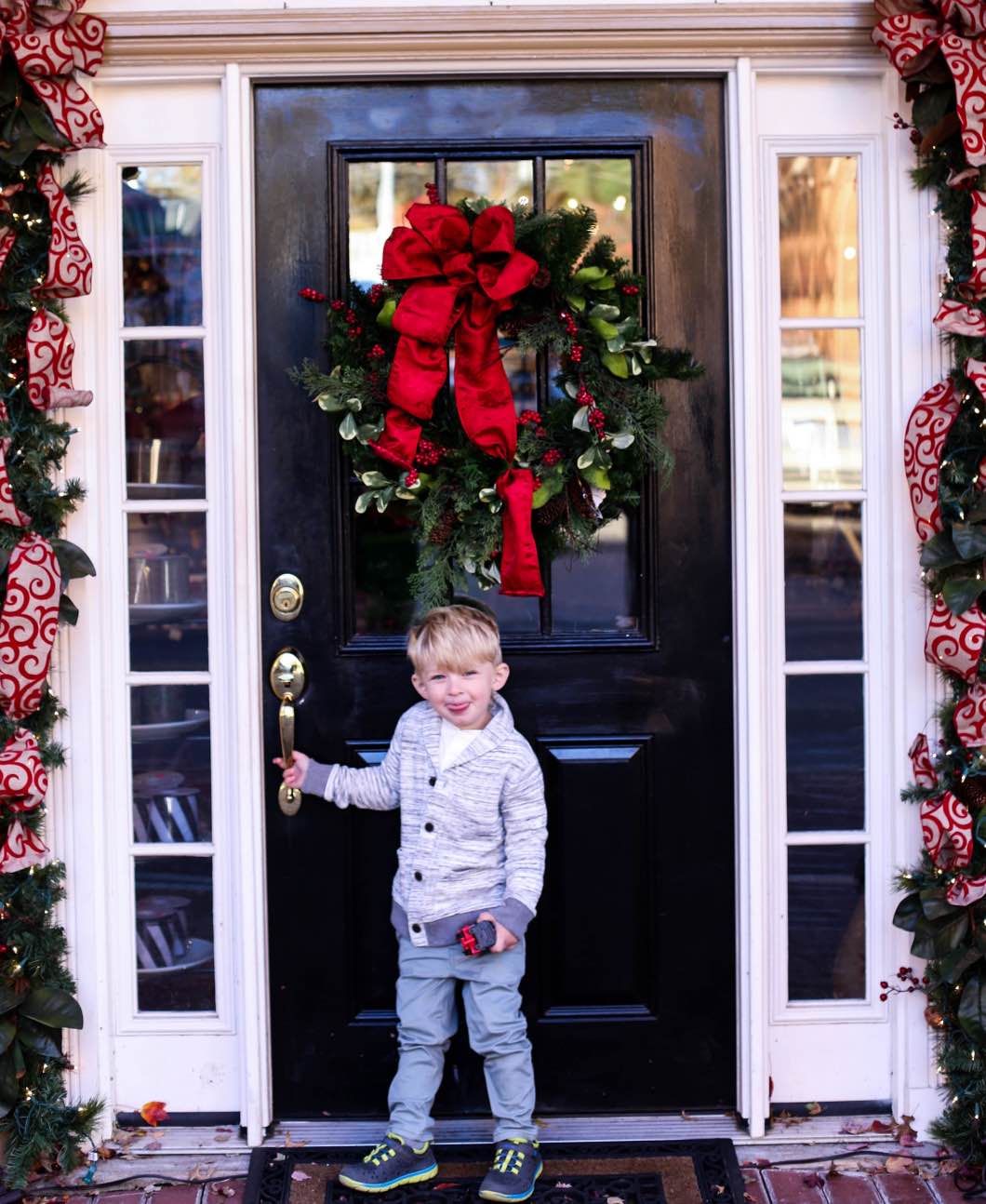 OshKosh Christmas Fashion - Baby and Toddler Holiday Outfits with OshKosh B'gosh by Atlanta style blogger Happily Hughes