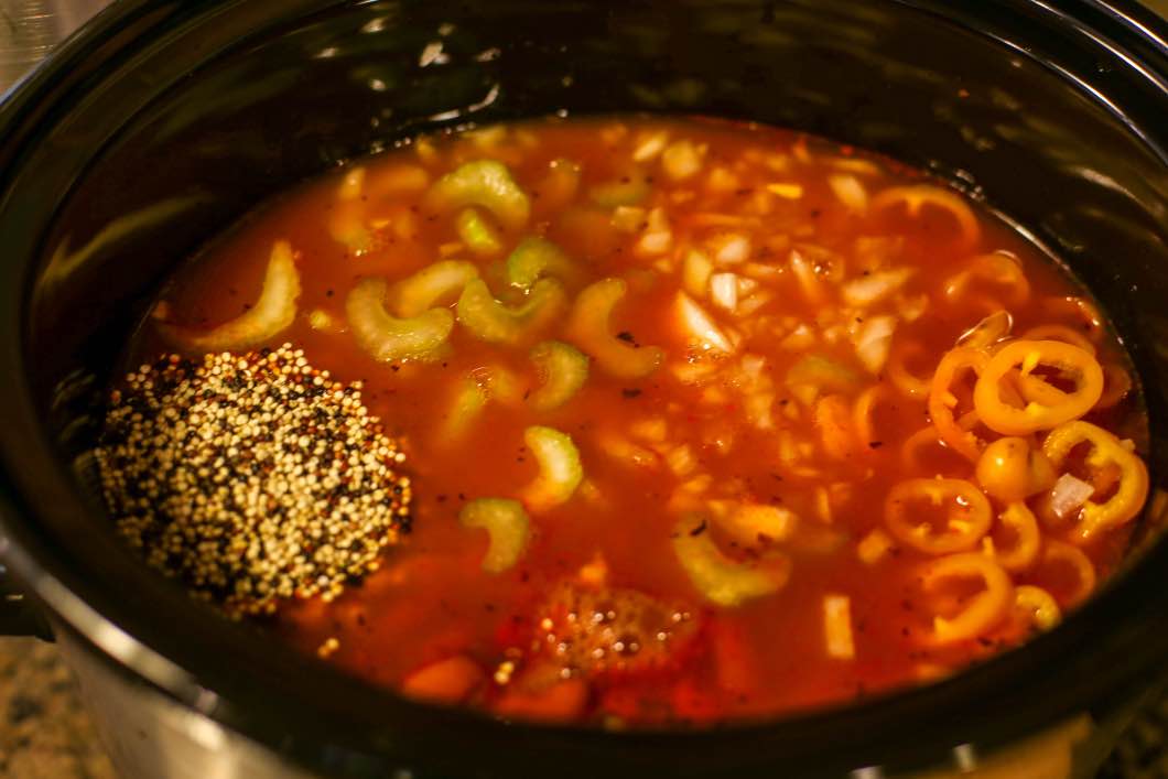 Healthy Slow Cooker Recipe: Quinoa Minestrone Soup
