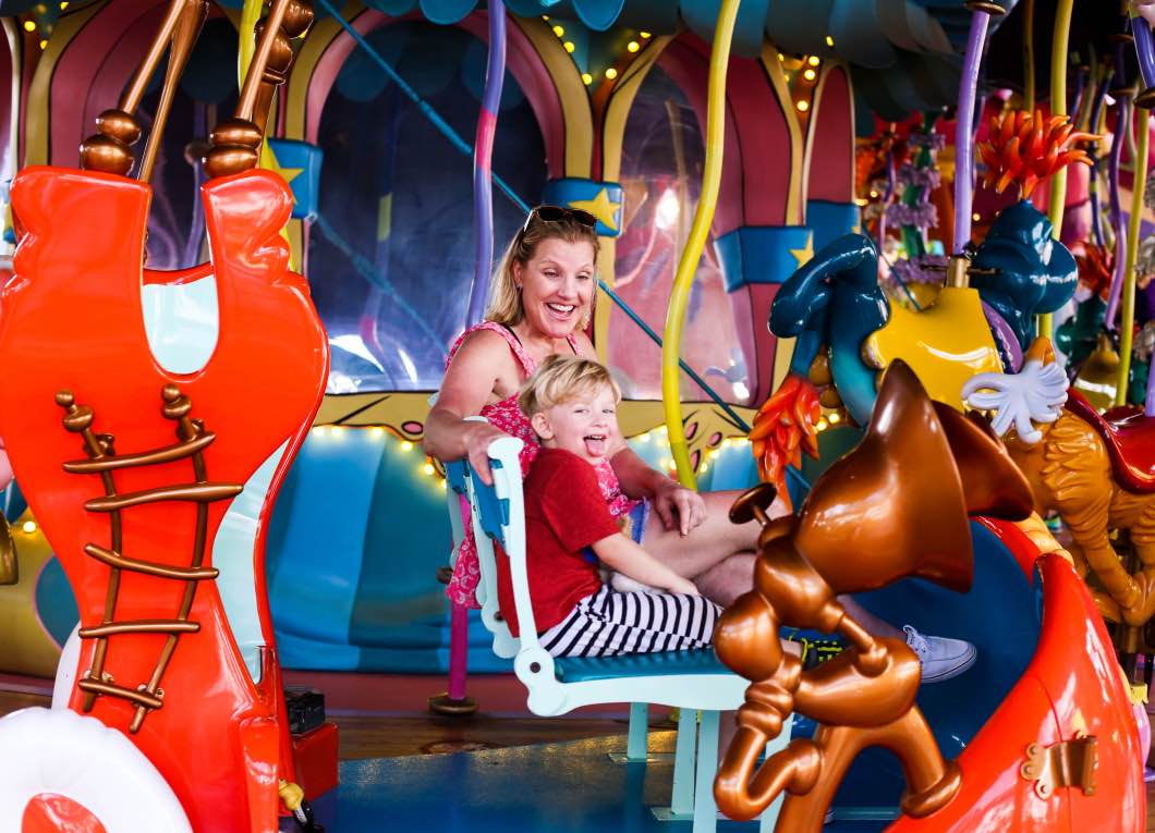 Universal Studio Dr Seuss - Holiday Attractions in Orlando by Atlanta travel blogger Happily Hughes