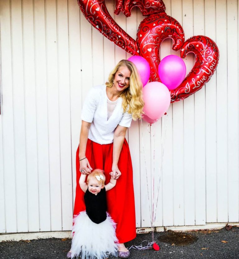 Valentine’s Outfits for Mom and Baby