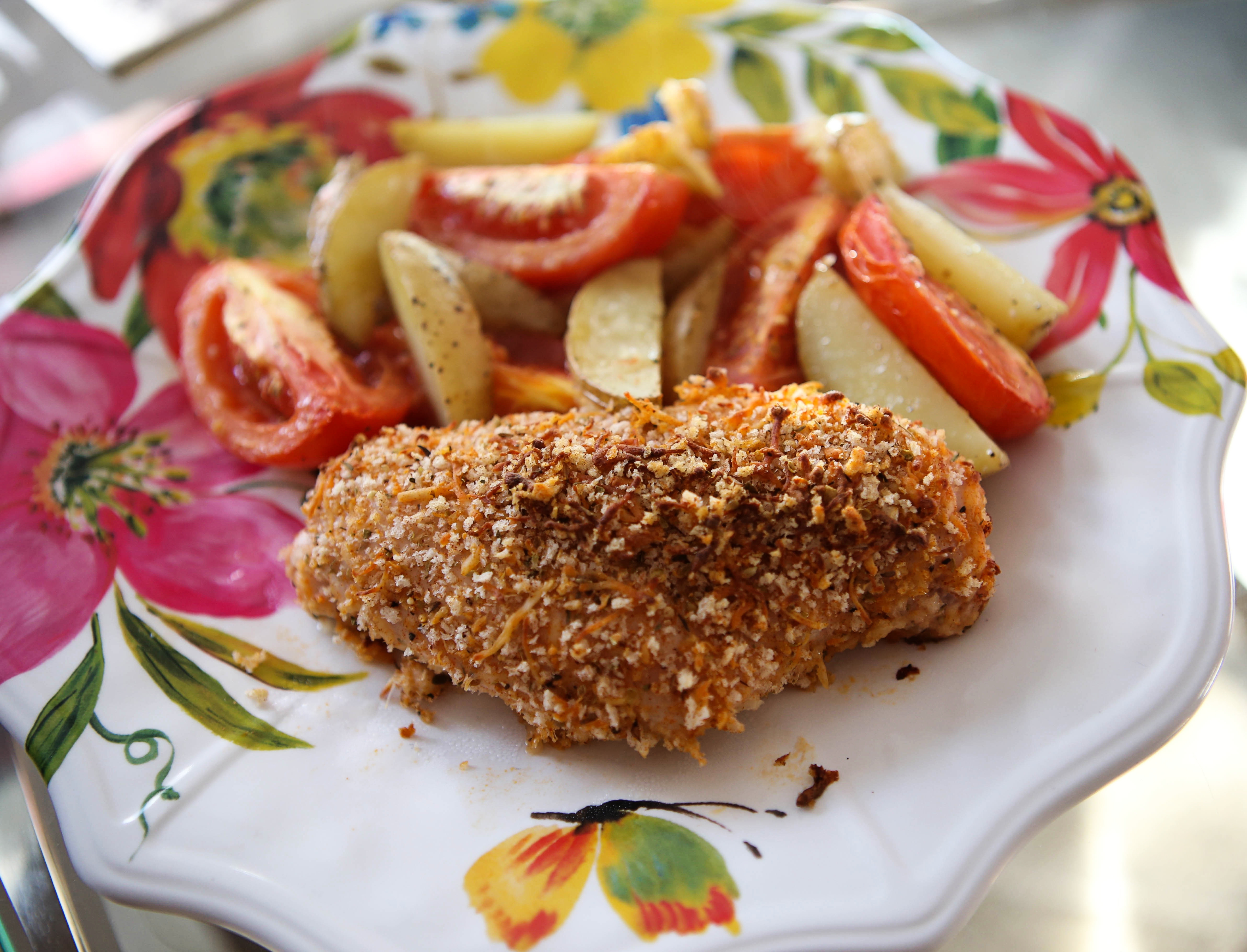 Breaded Chicken and Potatoes with Hellofresh