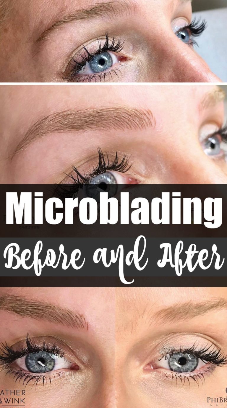 Microblading- The Process and Before & Afters with Feather and Wink Microblading