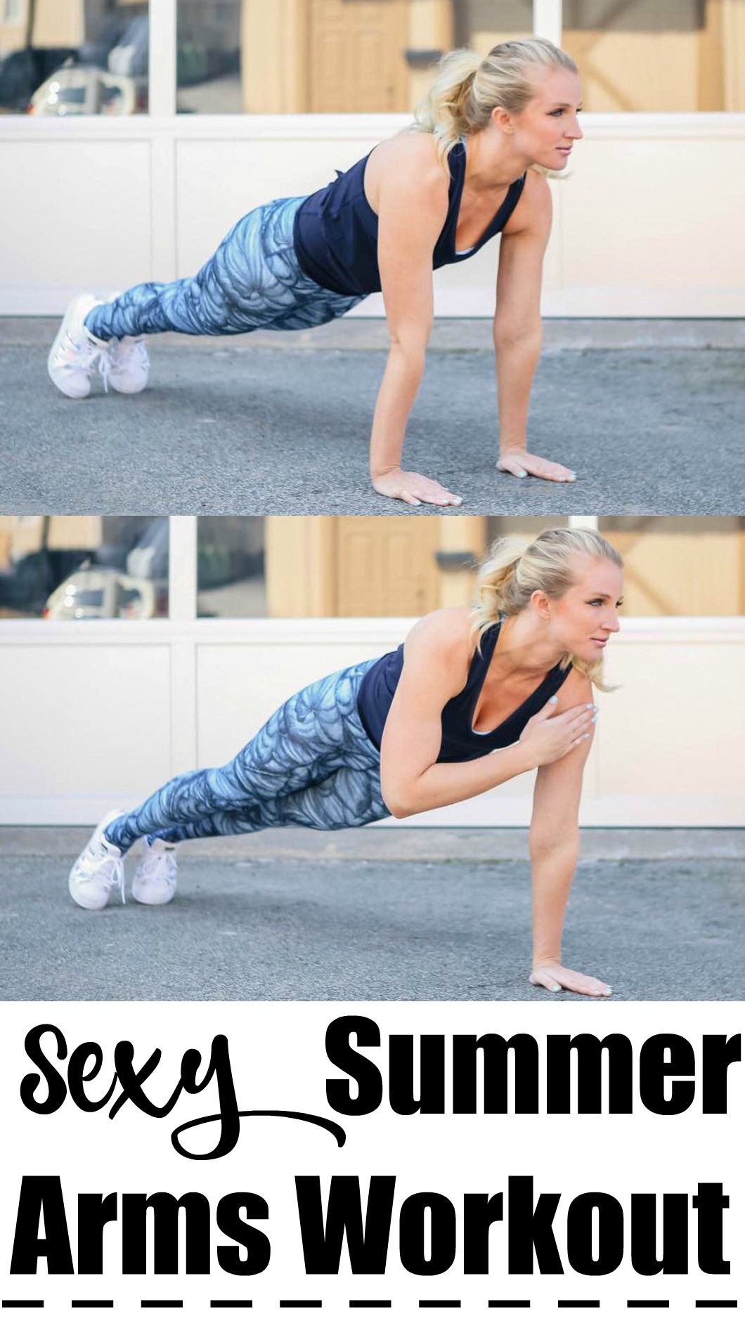 Sexy Summer Arms Workout For Women with luluLemon by fitness blogger Jessica from Happily Hughes