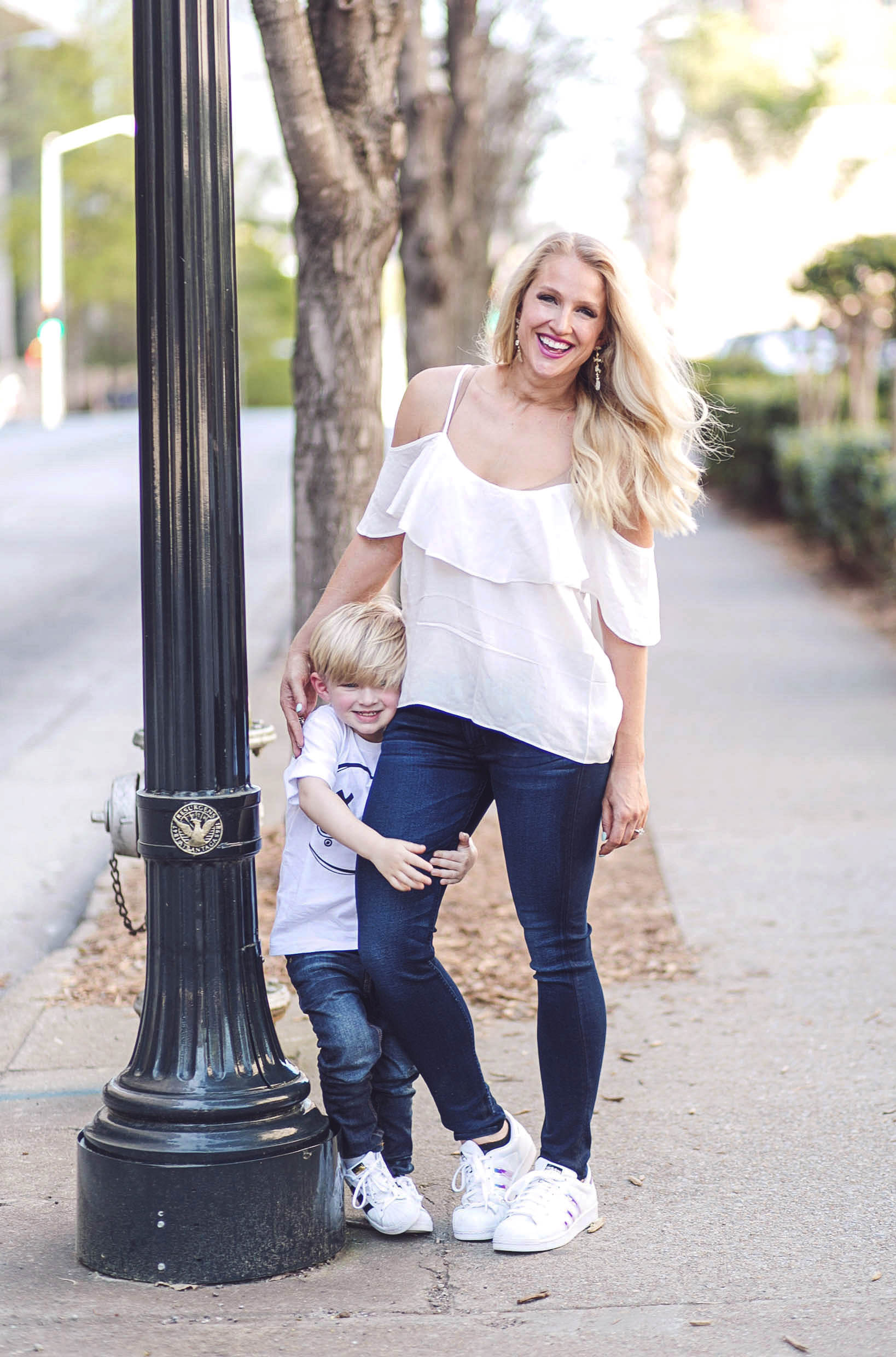 matching mum and son tops