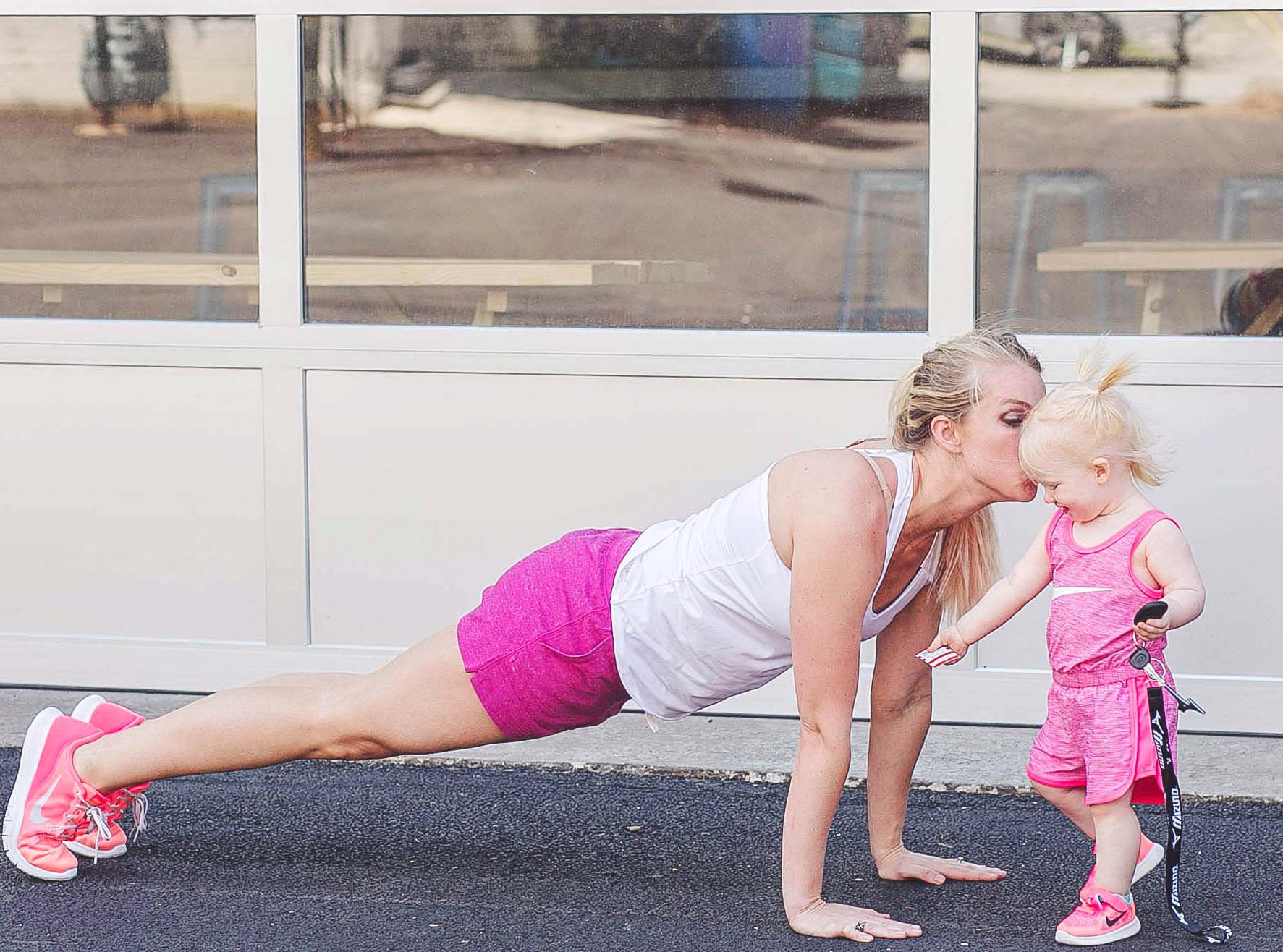 Mom and Baby Workout with Zappos by Atlanta fitness blogger Jessica of Happily Hughes