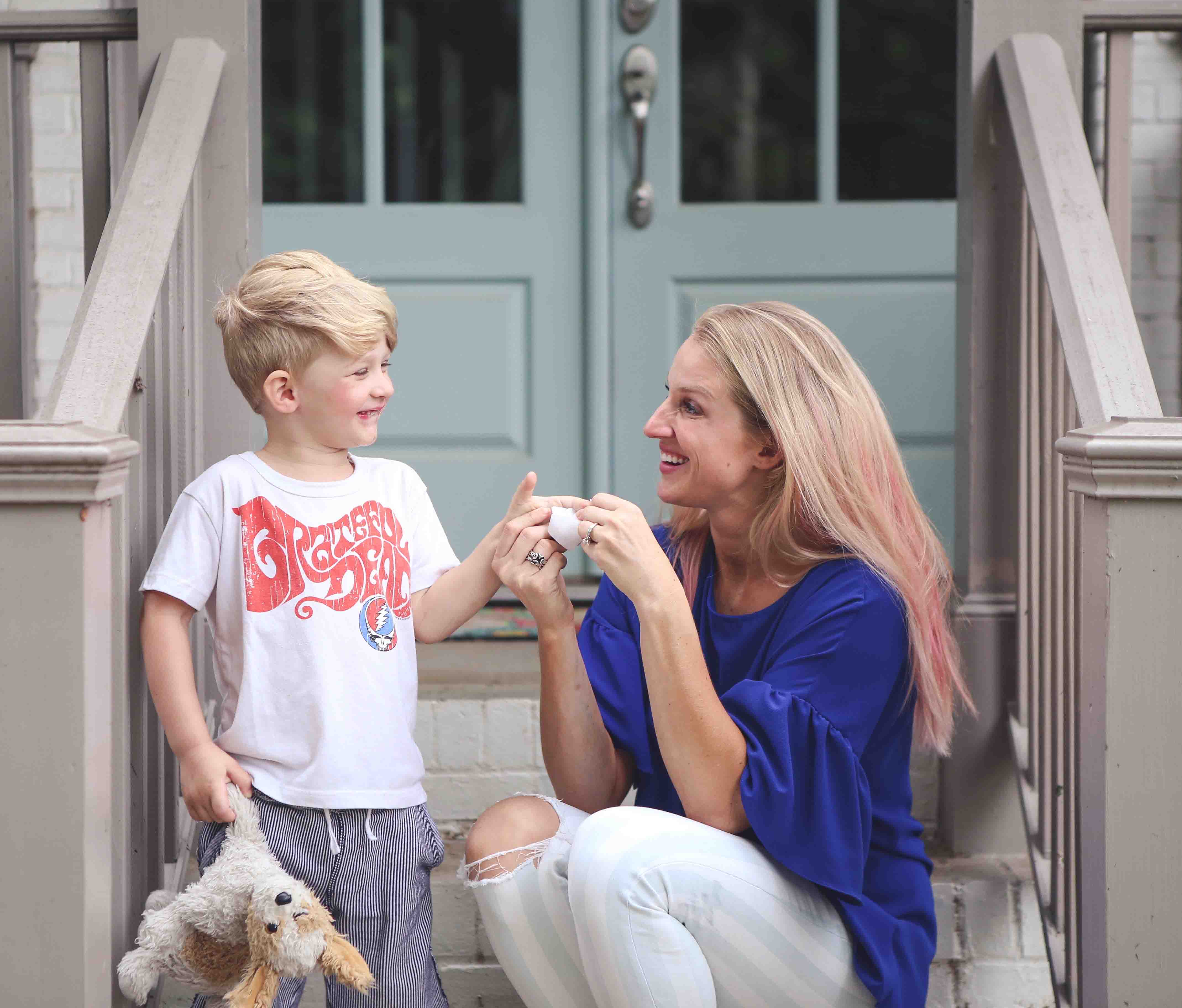 Traveling with Kids and Wet Ones® Hand Wipes by Atlanta blogger Jessica of Happily Hughes 