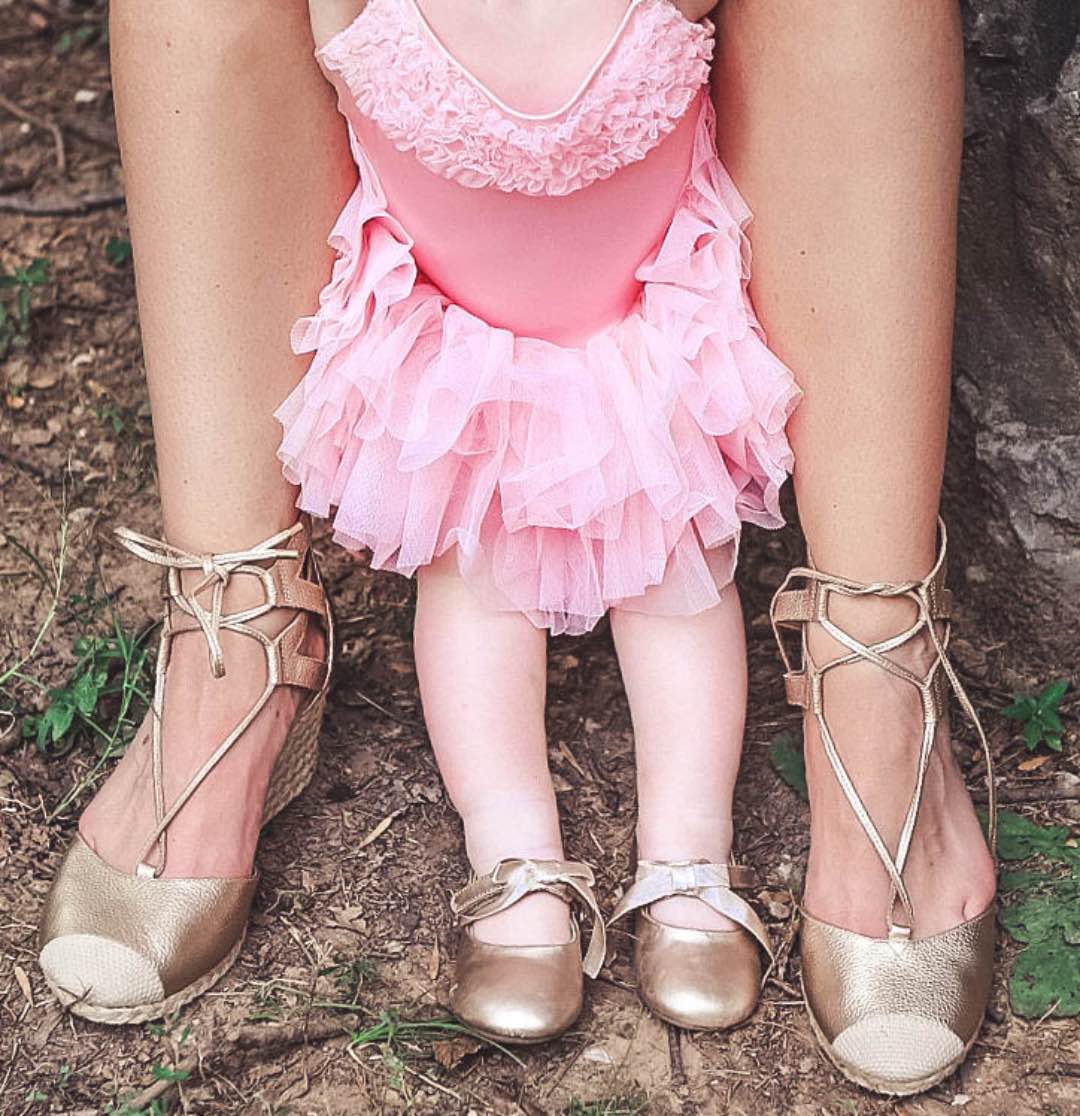 Mother and Daughter Summer Matching Shoes with Zappos by Atlanta blogger Happily Hughes