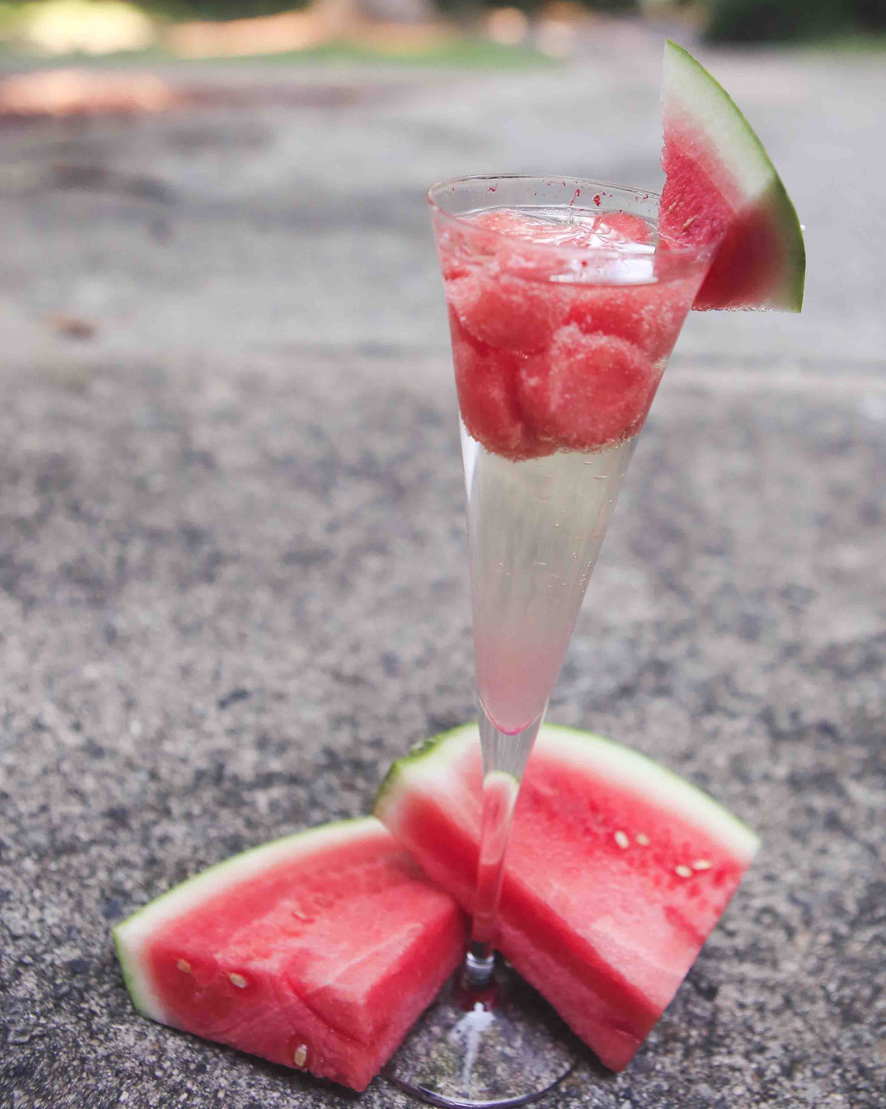 The Best Watermelon Cocktail Recipe : The Refreshing Watermelon Fizz by Atlanta blogger 