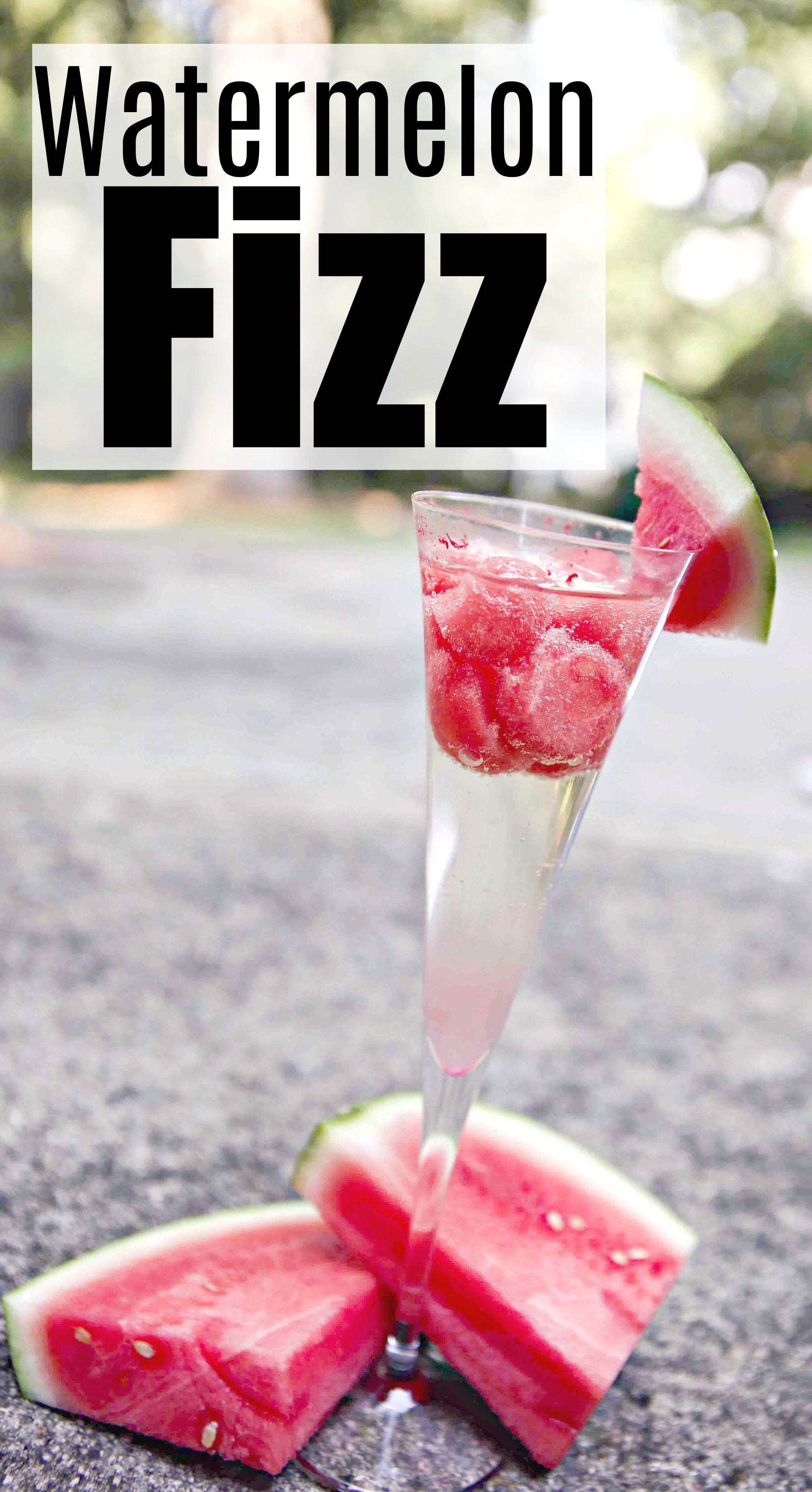 The Best Watermelon Cocktail Recipe : The Refreshing Watermelon Fizz by Atlanta blogger 