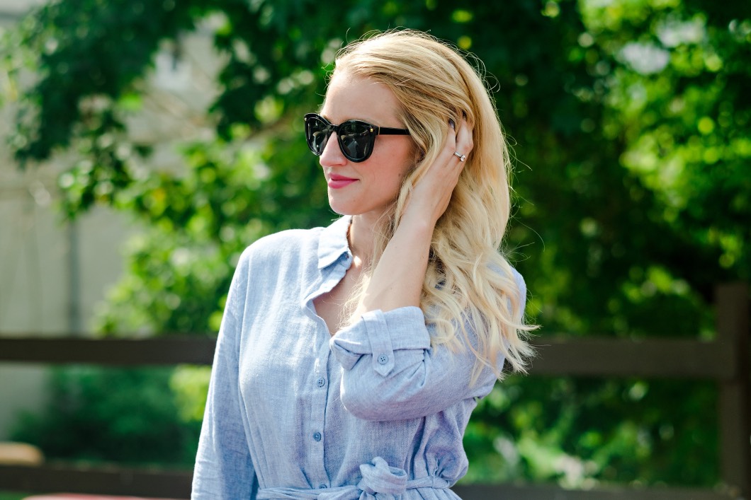 foster grant sunglasses - Summer / Fall Sunglasses Style by Atlanta fashion blogger Happily Hughes