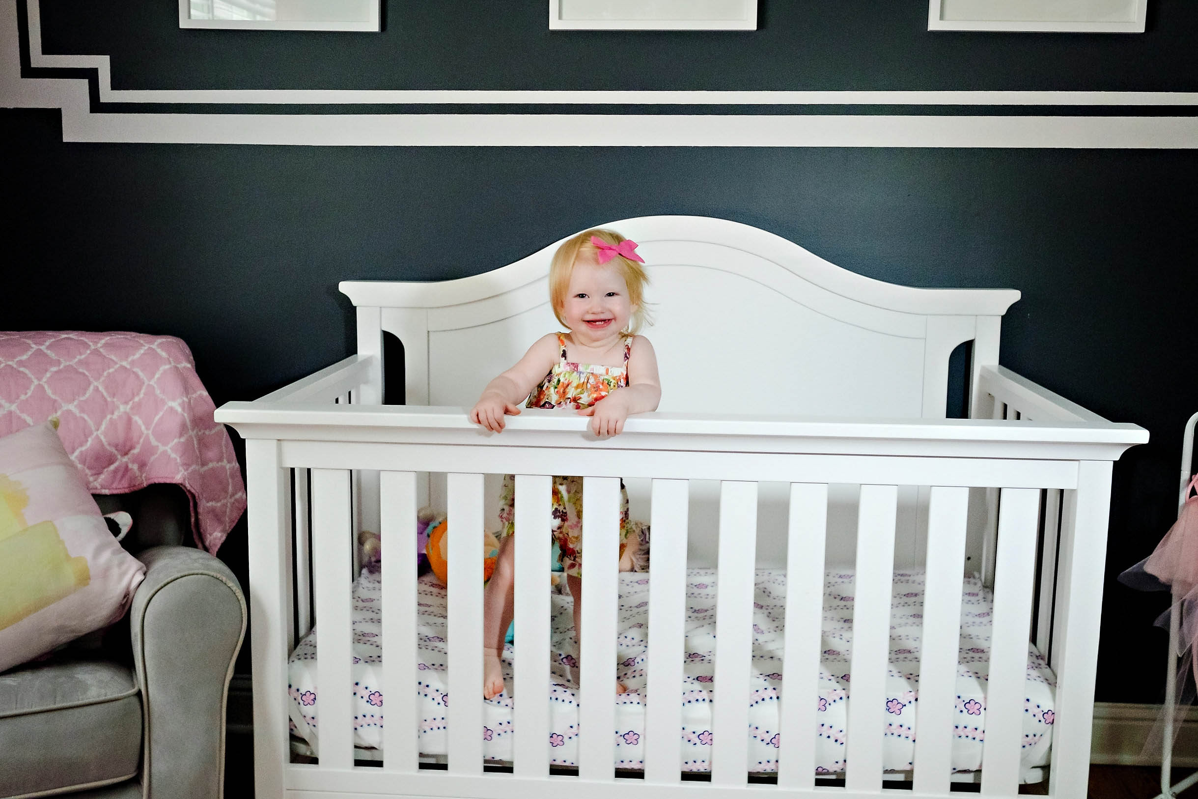 unicornthemedbabyroom - Girls Toddler Room Makeover by Atlanta mom blogger Happily Hughes