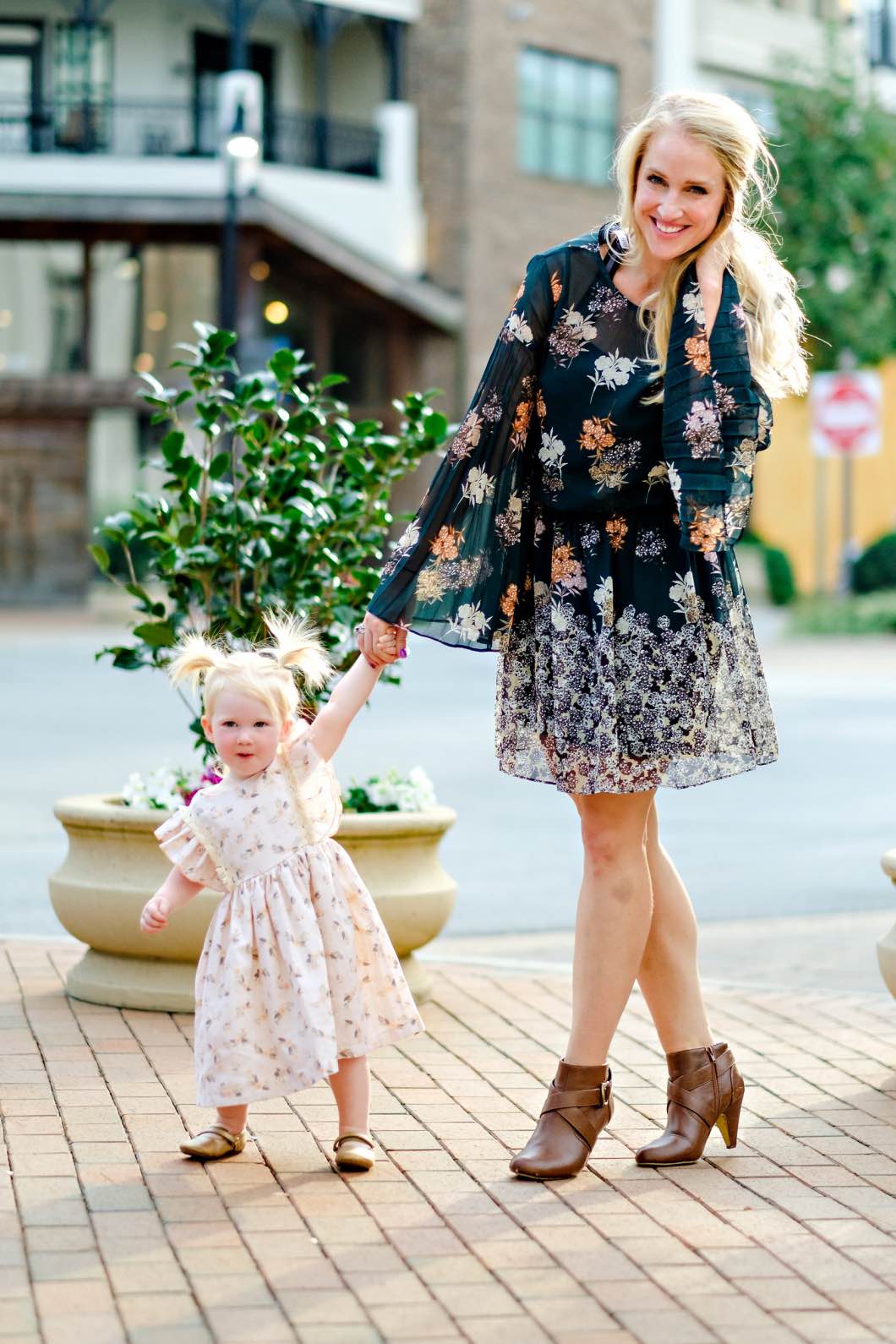 Mommy and Me Outfits - Matching Fall Outfits by Atlanta lifestyle blogger Happily Hughes