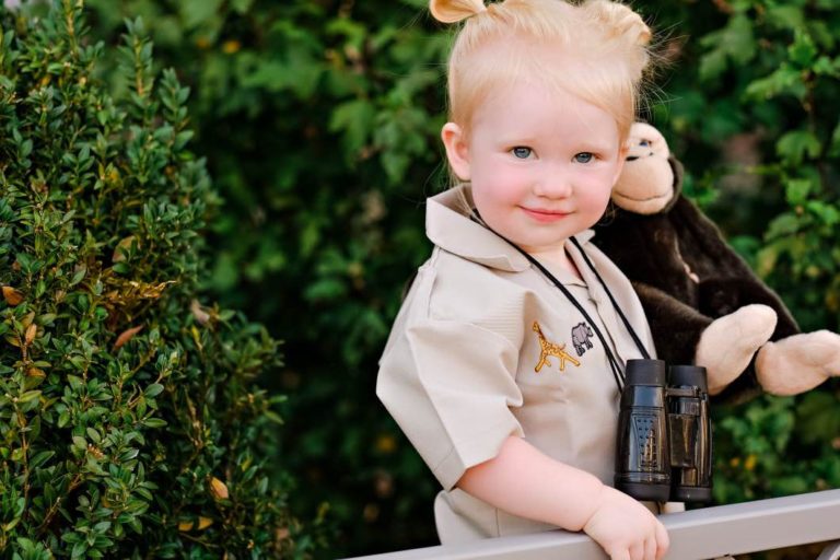 DIY Toddler Jane Goodall Costume