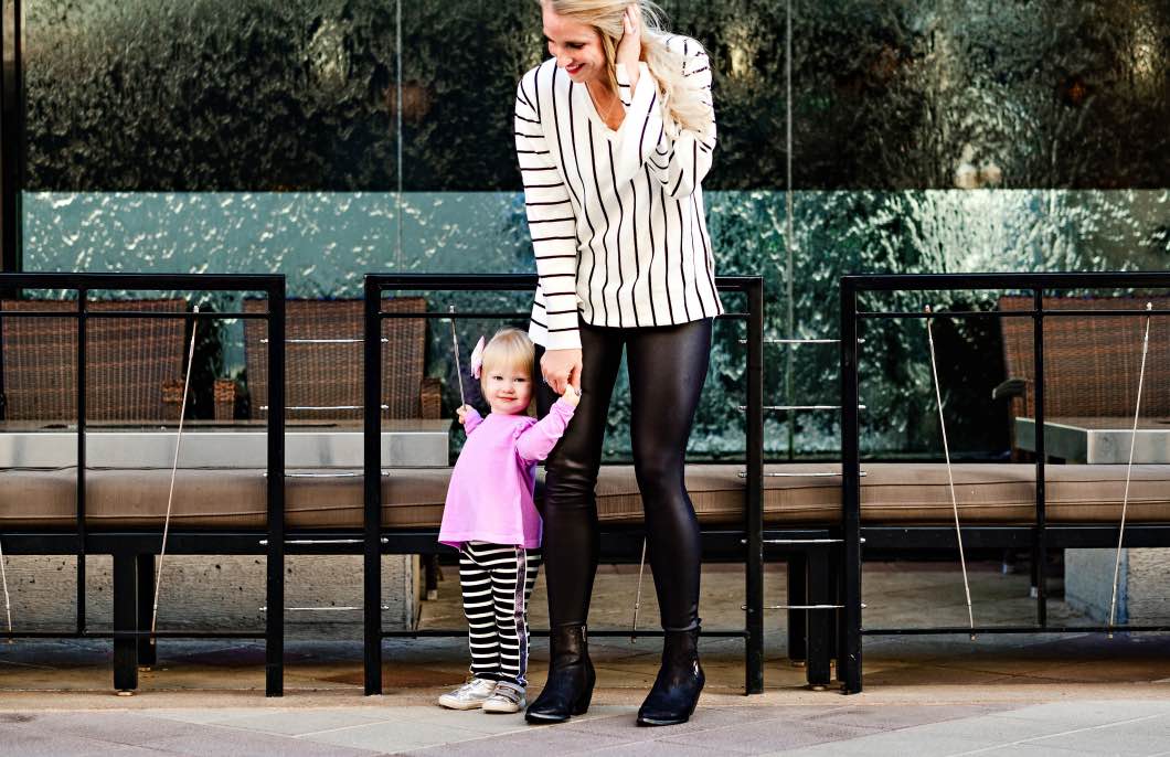 mommy and mini matching for fall - Mommy and Me Outfits - Matching Fall Outfits by Atlanta lifestyle blogger Happily Hughes