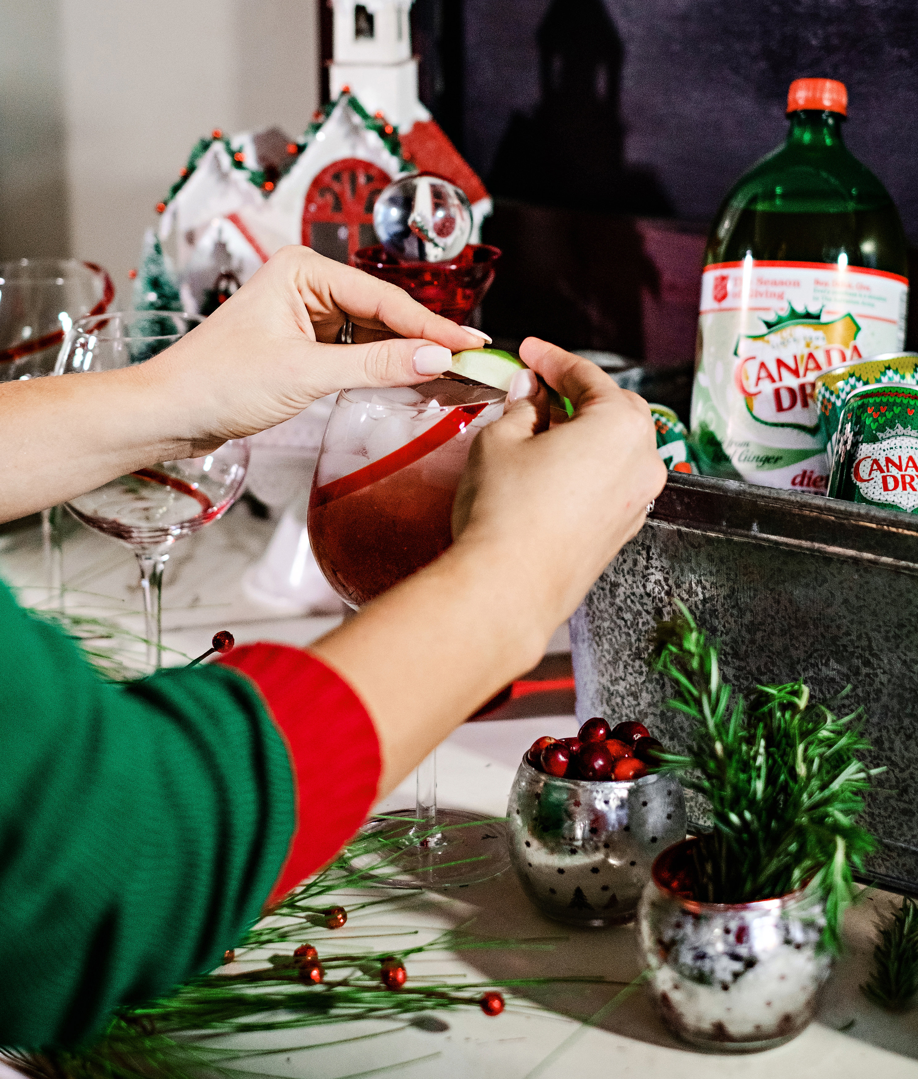 Ugly Sweater Party Ideas and Decor by Atlanta style blogger Happily Hughes