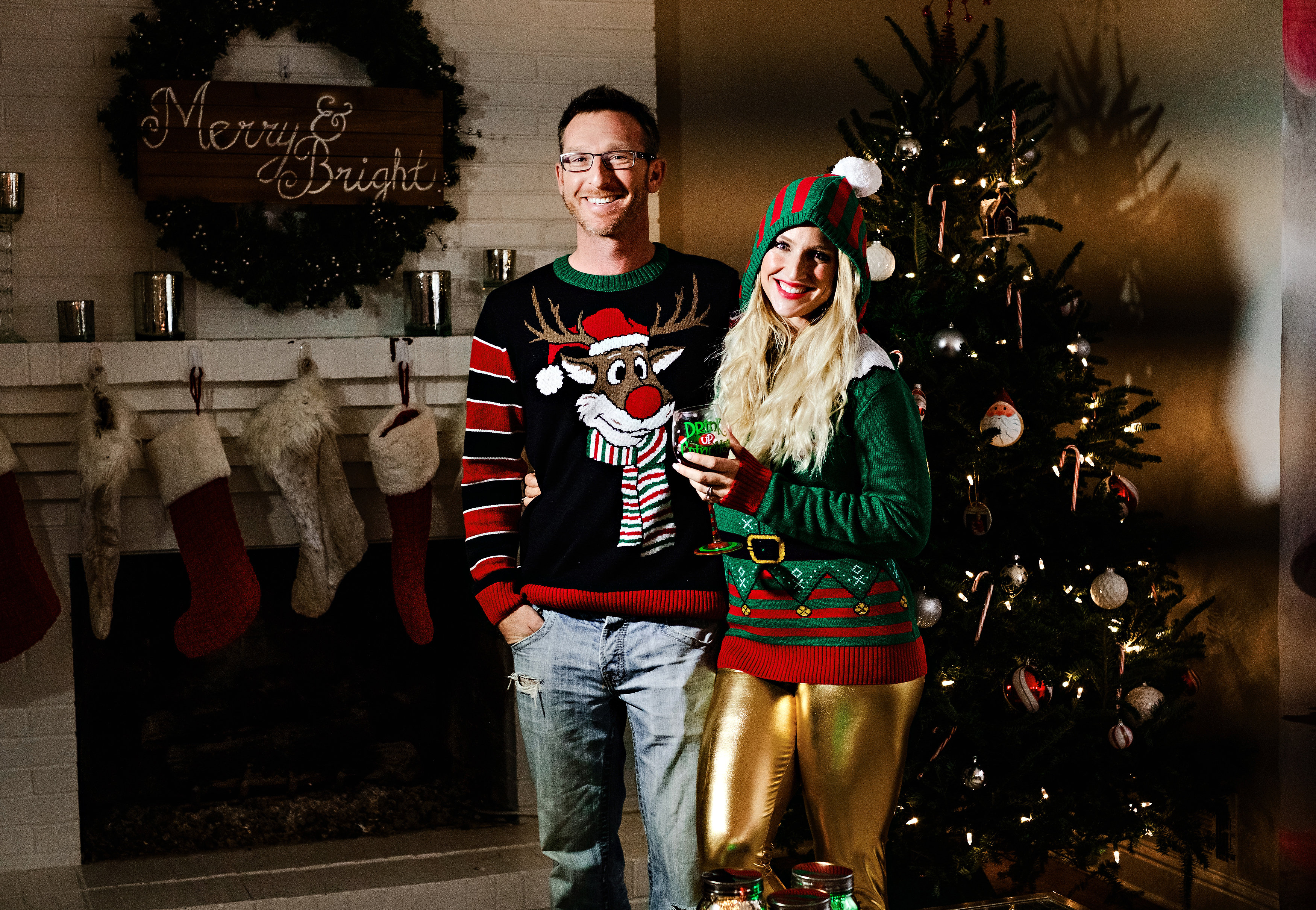 Ugly Sweater Party Ideas and Decor by Atlanta style blogger Happily Hughes
