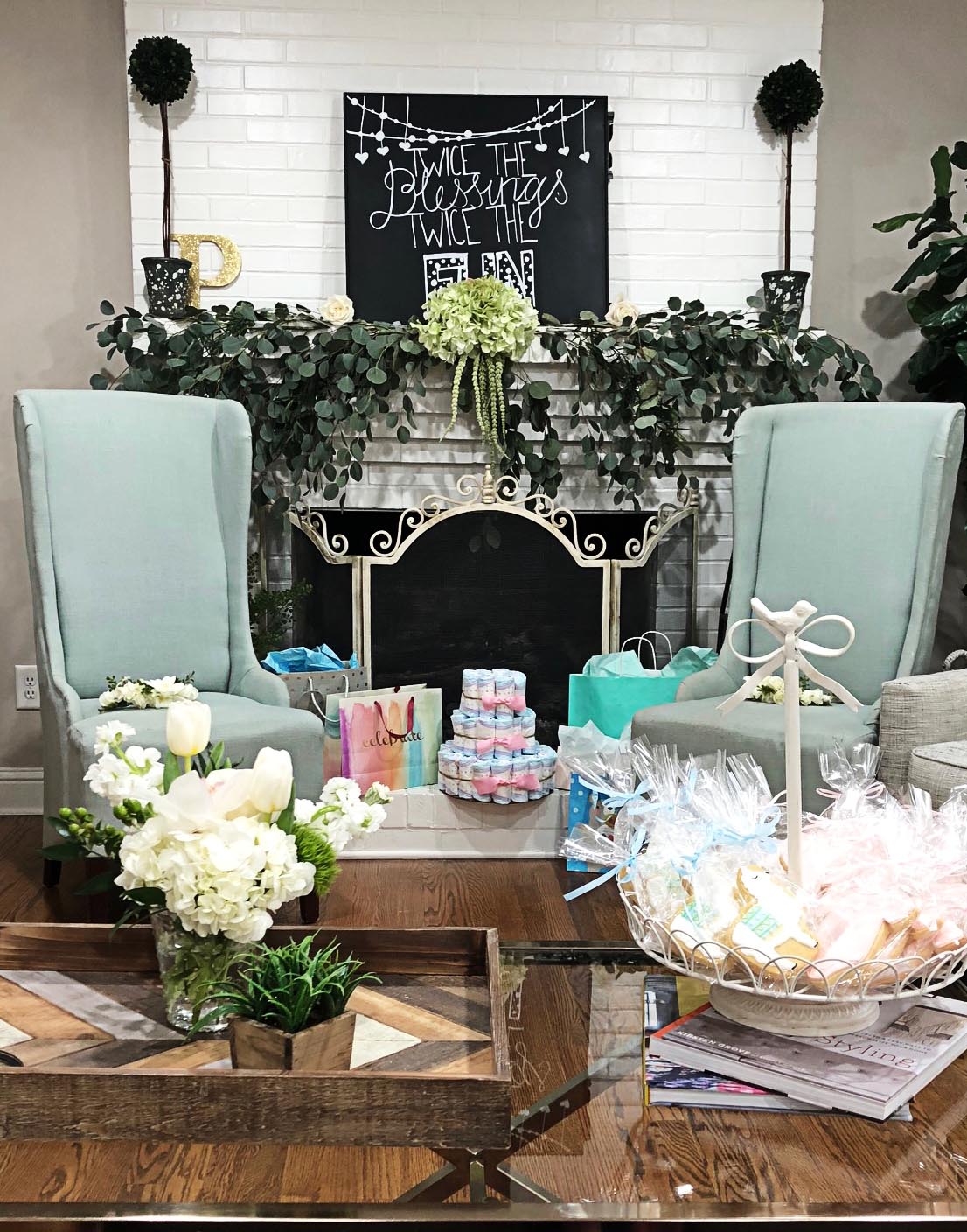 Garden Party Baby Shower by popular Atlanta lifestyle blogger Happily Hughes