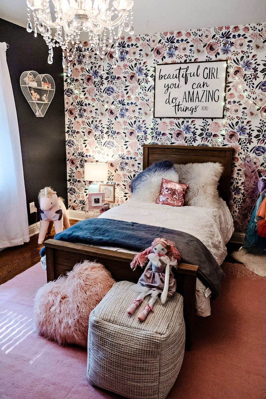  Meg Basinger | Little Girl Room Decor featured by popular Atlanta life and style blogger Happily Hughes