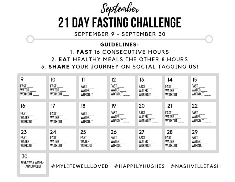 Curious about Intermittent Fasting? Popular Atlanta blogger Happily Hughes is sharing an awesome 21 day Intermittent Fasting Challenge. Join it here!