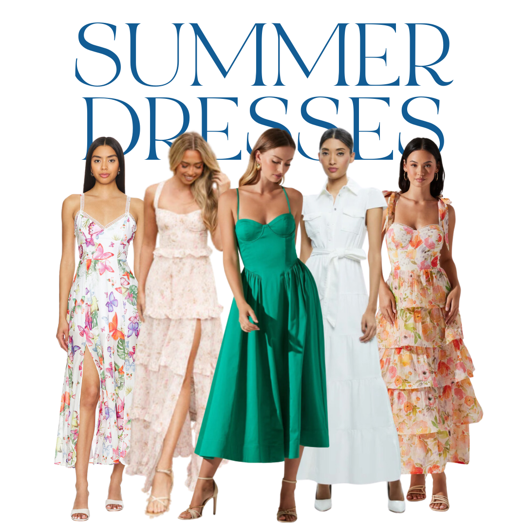 Flowy Summer Dress Collage by Happily Hughes